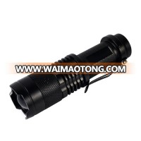 Jialitte F035 1X14500 Battery Rechargeable LED Black Light torch Zoomable 365nm Mini UV Flashlight