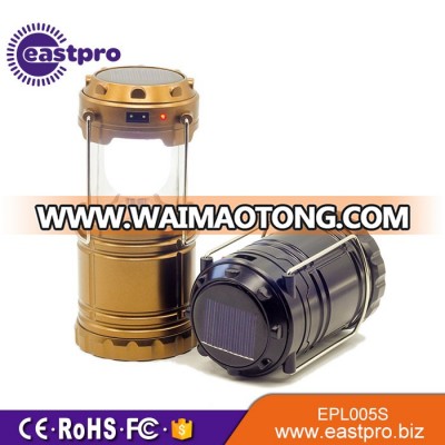 EASTPRO EPL005S 6pcs F8 LEDs 140 lumen collapsible rechargeable lantern